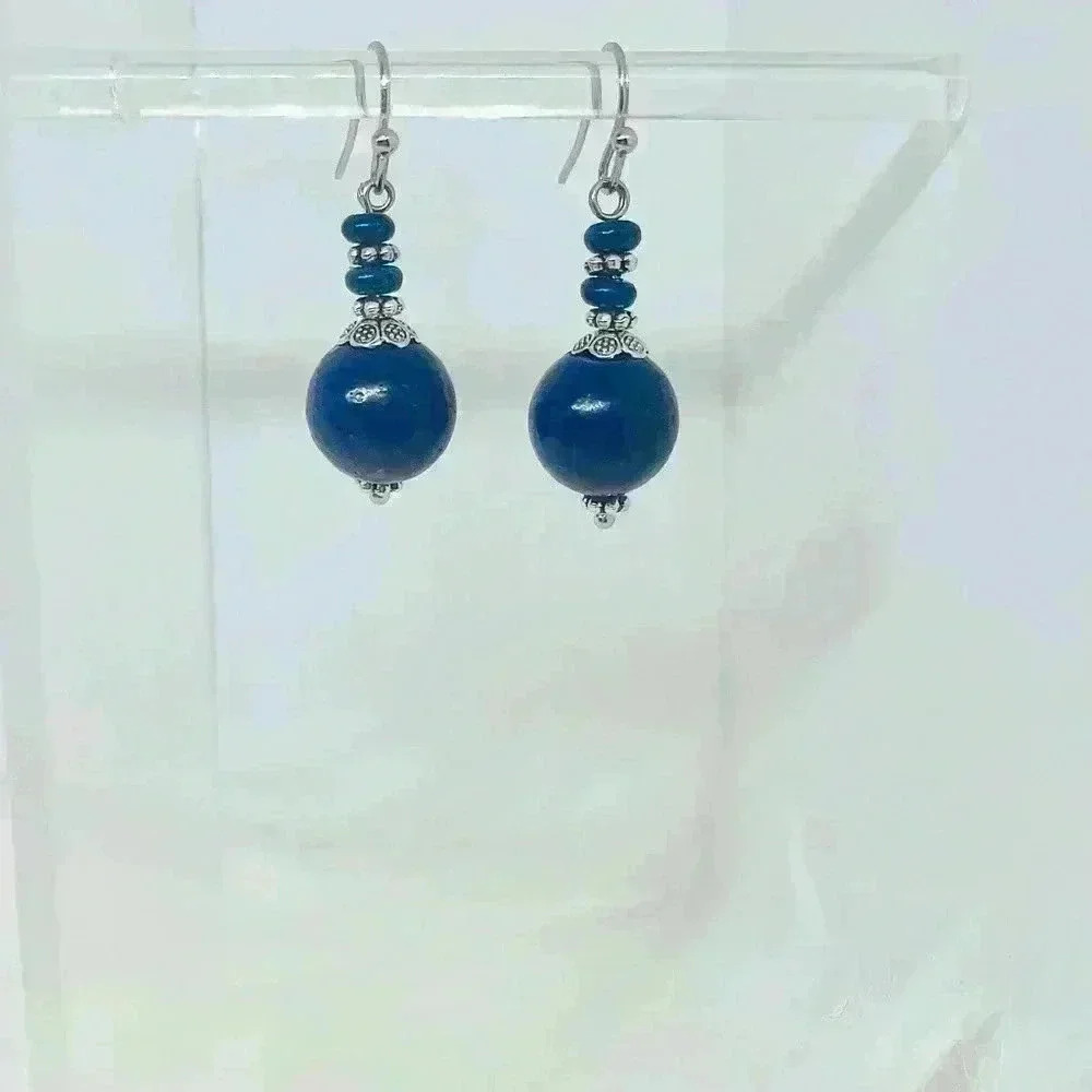 Bohemian Blue Stone Earrings